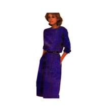 McCalls 2234 Misses Pullover Jewel Neck Dress Vintage Sewing Pattern Size 10 - 12 - 14